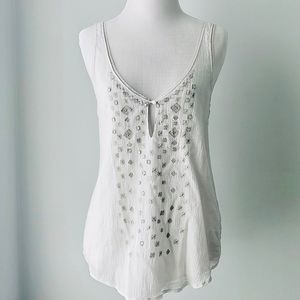 ABERCROMBIE & FITCH Beaded Tank Top XS